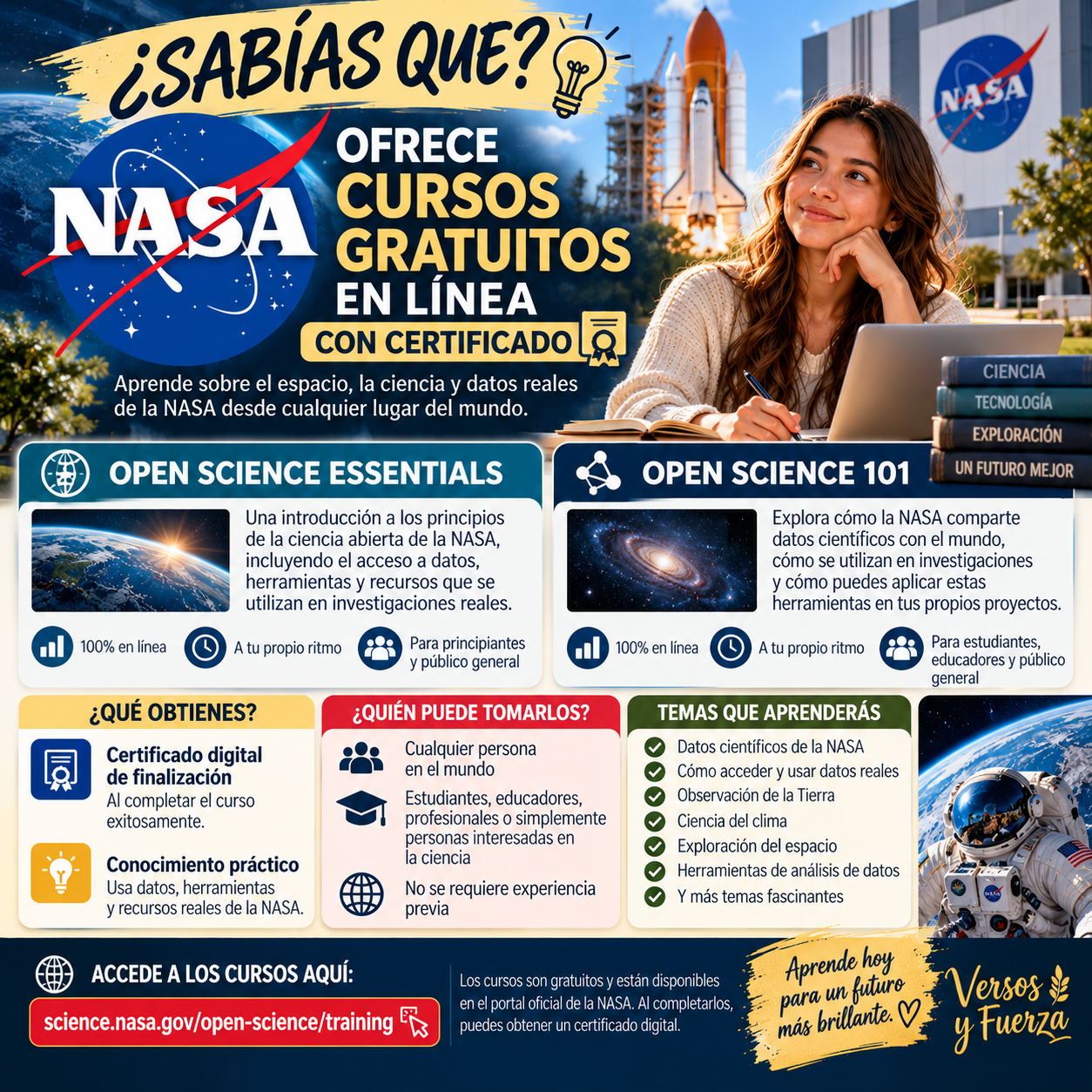 CURSOS GRATUITOS DE LA NASA