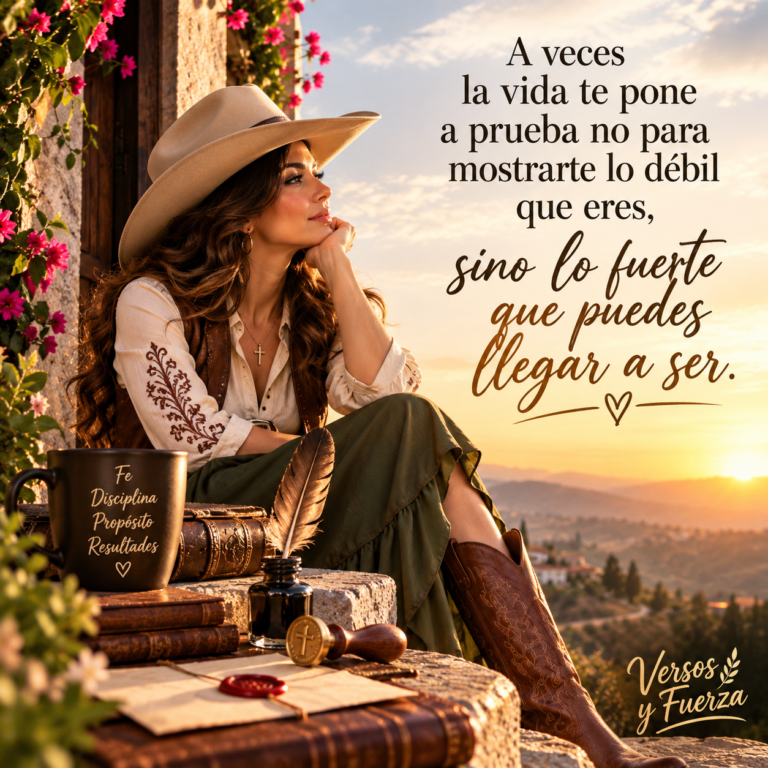 A veces la vida te pone a prueba, no para mostrarte lo débil que eres, sino para revelarte la fuerza que llevas dentro.